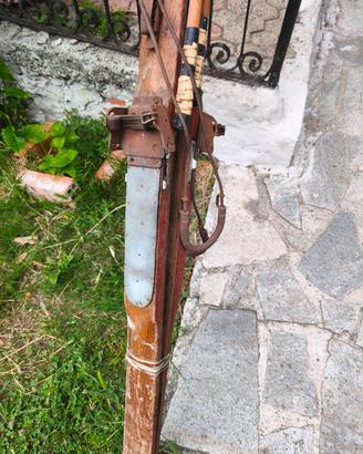 Sci in legno vintage.