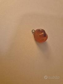 Ciondolo Vintage in Ambra Naturale Grezza