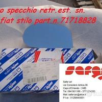 Fiat Stilo vetro specchio retrovisore
