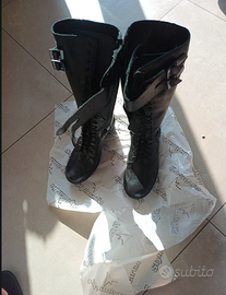 Stivali da moto in pelle da DONNA TAGLIA 38