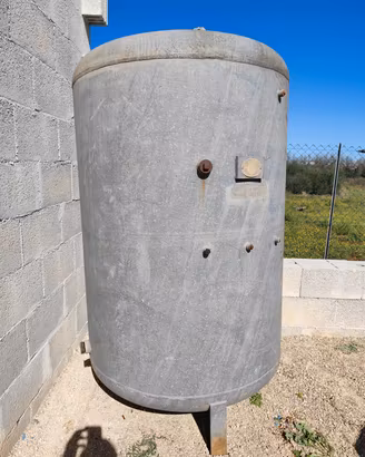 Serbatoio autoclave zincato da 2000 litri