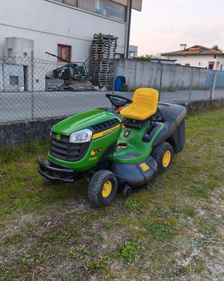 John Deere x 155R bicilindrico 500ore con cesto