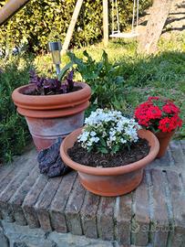 orcio e vasi di terracotta varie misure 