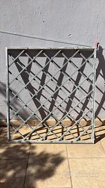 Grata in ferro zinzato a caldo