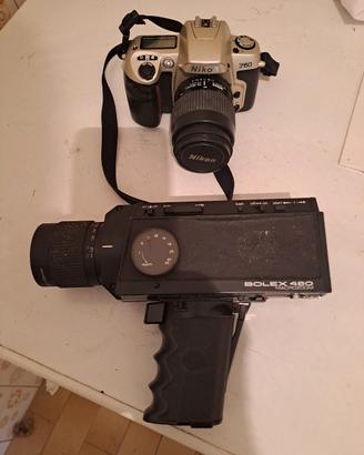 video 8 e fotocamera vintage