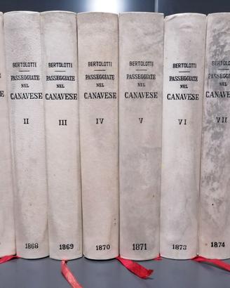 Passeggiate nel Canavese - Bertolotti (8 Volumi)
