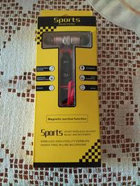 AURICOLARI BLUETOOTH STEREO SPORT SENZA FILI Cuffi
