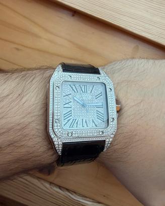 Cartier XL 100 diamond ice