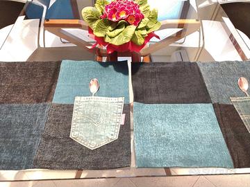 Tovagliette colazione , in jeans.