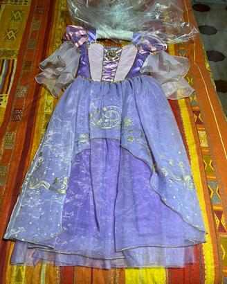 Vestito carnevale Disney Rapunzel