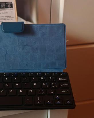 Tastiera bluetooth 2 canali cacoe blu come nuova