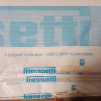 3 lenzuola Bassetti singole orlo a giorno