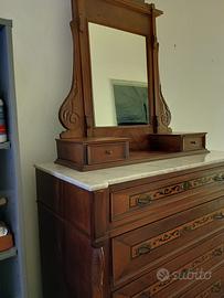Comó con specchiera Antico stile Liberty