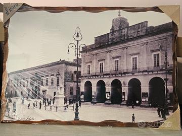 QUADRO FOTO  SU LEGNO CITTÀ DI MAGLIE
