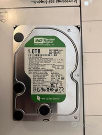 Dischi fissi hard disk 1TB Western Digital