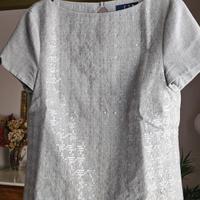 Completo da donna in lana Fred Perry con pailettes