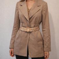 Trench beige imbottito tg42
