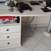 SCRITTOIO CON CASSETTIERA SX 