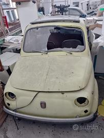 Fiat 500 1968 radiata. Motore nuovo coloee giallo