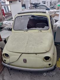 Fiat 500 1968 radiata. Motore nuovo coloee giallo
