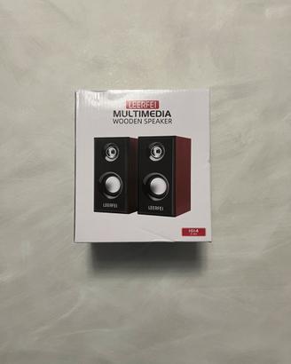 LEERFEI Multimedia Wooden Speaker 1014