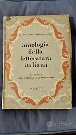 Antologia della Letteratura Italiana Paravia 1965
