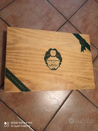 Cassetta in legno porta bottiglie