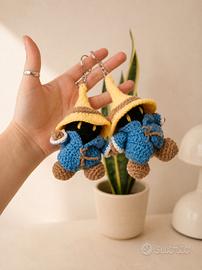 Portachiavi amigurumi Vivi ispirato a FinalFantasy