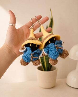 Portachiavi amigurumi Vivi ispirato a FinalFantasy