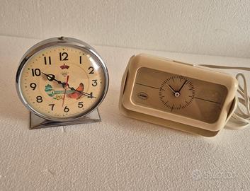 2 Sveglie Vintage Anni '70/'80 