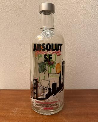 Bottiglia Vuota Absolut Vodka Limited Edition