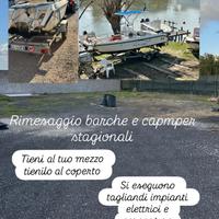Rimesaggio barche a secco e camper