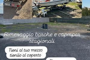 Rimesaggio barche a secco e camper