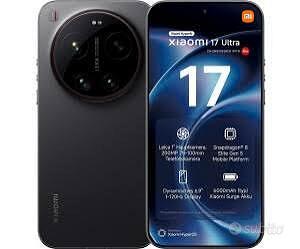 Xiaomi 17 ultra black più kit fotografico 