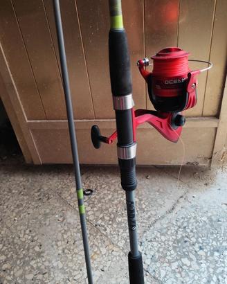 Canne da pesca con mulinello