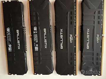 Crucial Ballistix Ram DDR4 8GB 3200mhz
