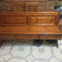 panchina in legno 