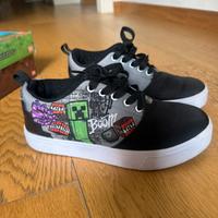Scarpe Heelys X Minecraft originali con rotelle