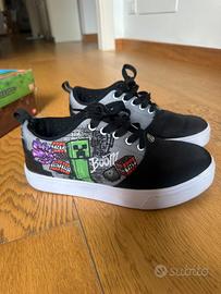 Scarpe Heelys X Minecraft originali con rotelle