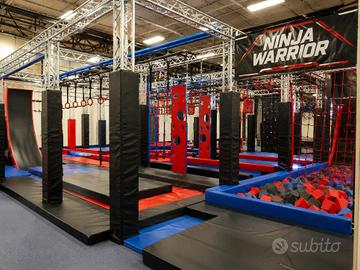 Percorsi Ninja Warrior per Parchi Gioco x Famiglie
