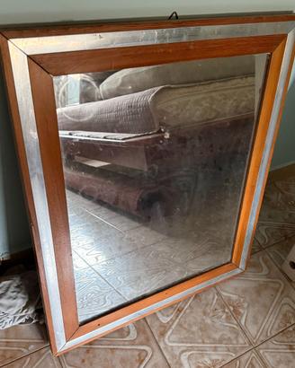 Specchio da Parete Rettangolare --- Cornice LeGNo