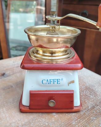 Macinacaffè Manuale Vintage ceramica e legno