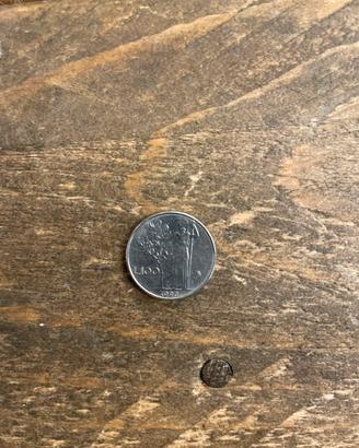 Moneta da 100 Lire (piccolo) - Anno 1990
