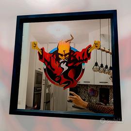 Specchio Hardcore Thunderdome, artigianale