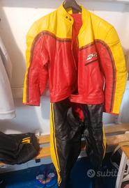 2 tute moto DAINESE in pelle 