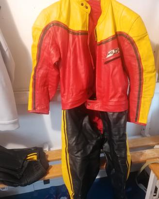 2 tute moto DAINESE in pelle 