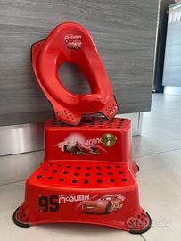 Seggiolino riduttore Wc con scaletta Disney Cars