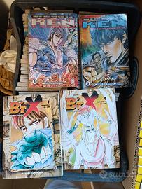 Fumetti Ken guerriero e B'T x manga