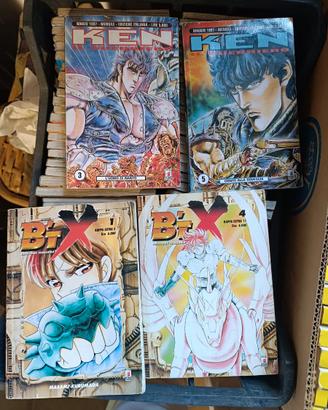 Fumetti Ken guerriero e B'T x manga