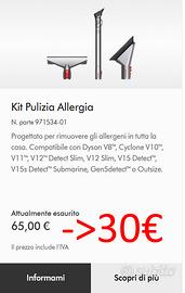DYSON KIT PULIZIA ALLERGIA V11 V15 GEN 5